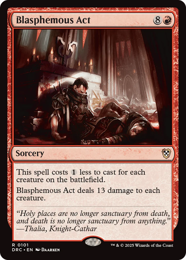 Blasphemous Act · Aetherdrift Commander