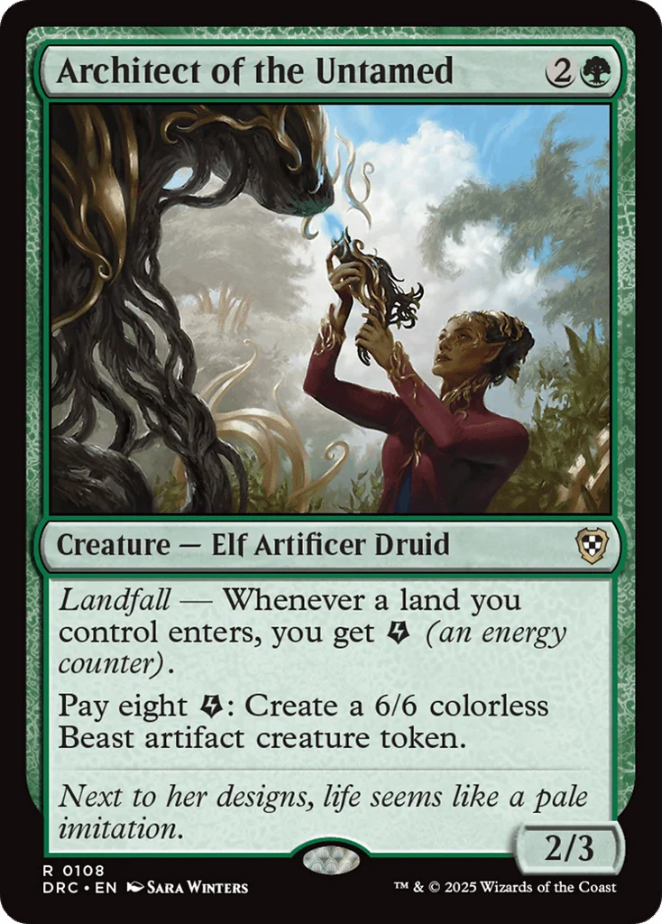 Architect of the Untamed · Aetherdrift Commander