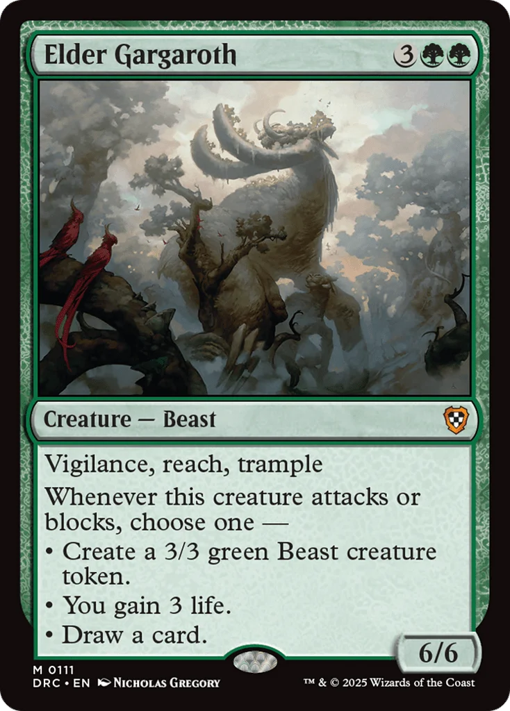 Elder Gargaroth · Aetherdrift Commander