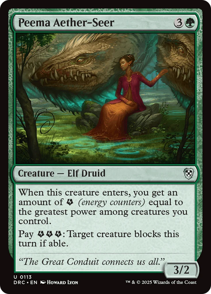 Peema Aether-Seer · Aetherdrift Commander