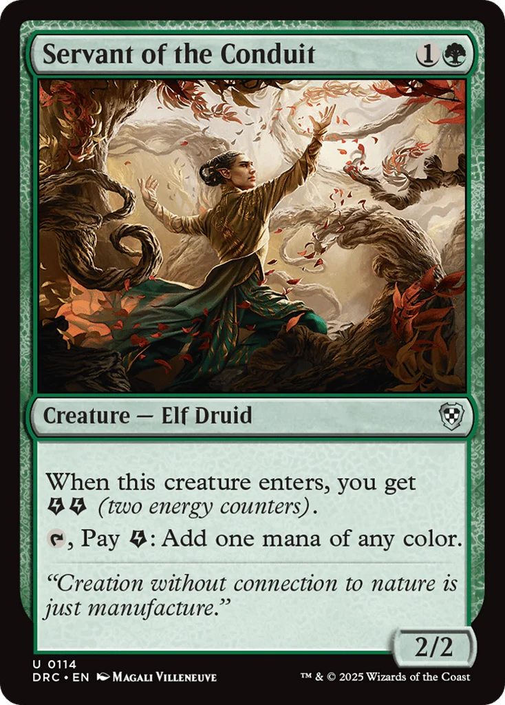 Servant of the Conduit · Aetherdrift Commander