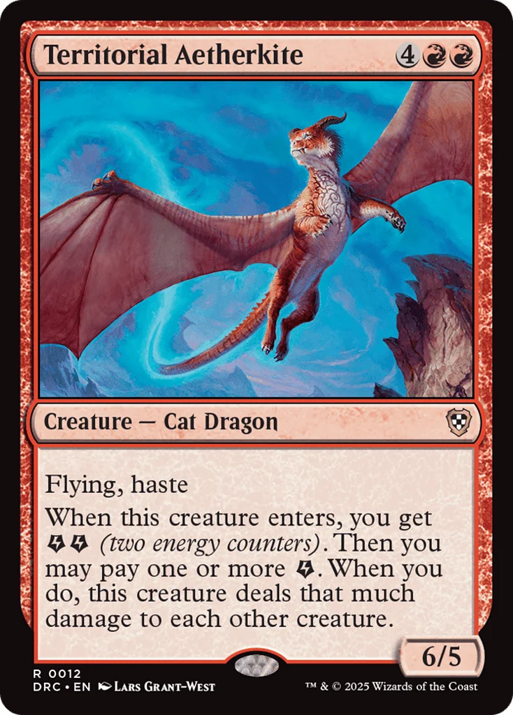Territorial Aetherkite · Aetherdrift Commander