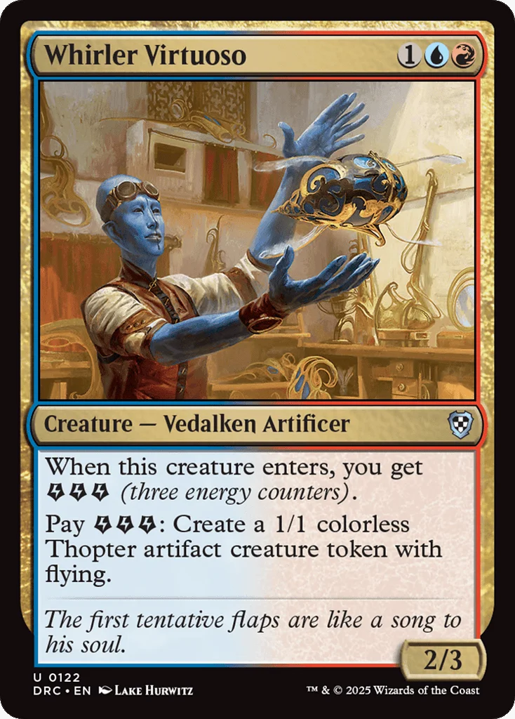 Whirler Virtuoso · Aetherdrift Commander