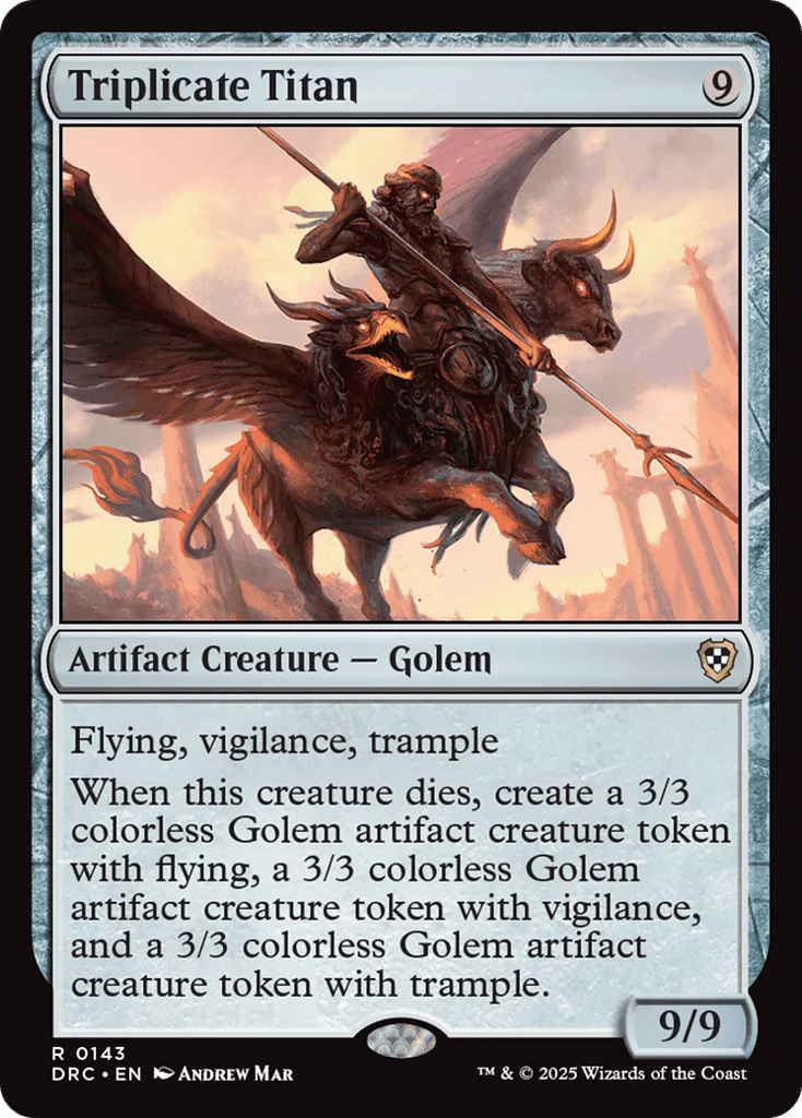 Triplicate Titan · Aetherdrift Commander