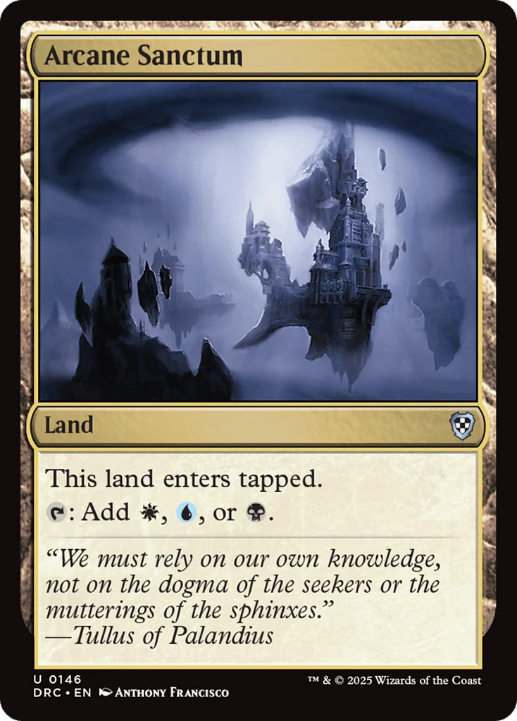 Arcane Sanctum · Aetherdrift Commander