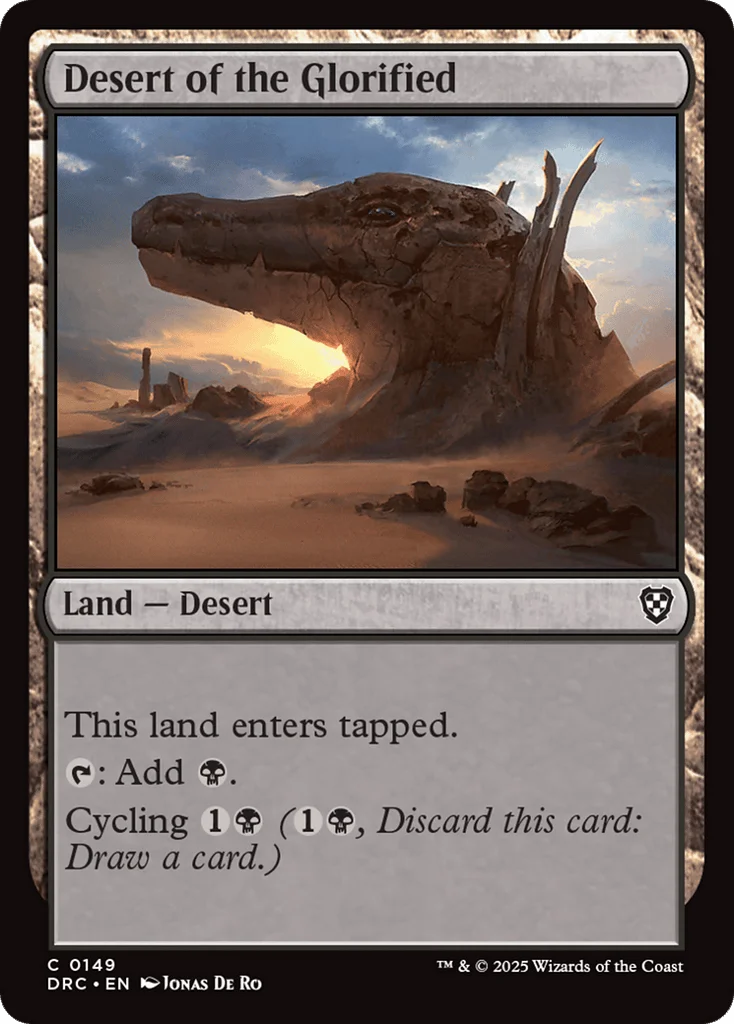 Desert of the Glorified · Aetherdrift Commander