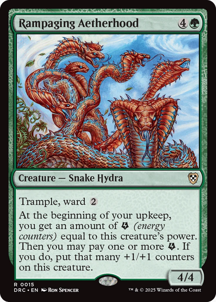 Rampaging Aetherhood · Aetherdrift Commander