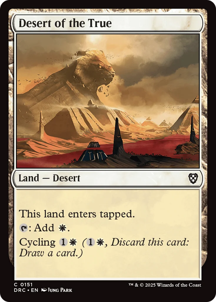 Desert of the True · Aetherdrift Commander