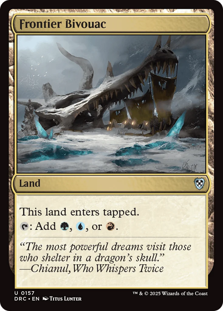 Frontier Bivouac · Aetherdrift Commander