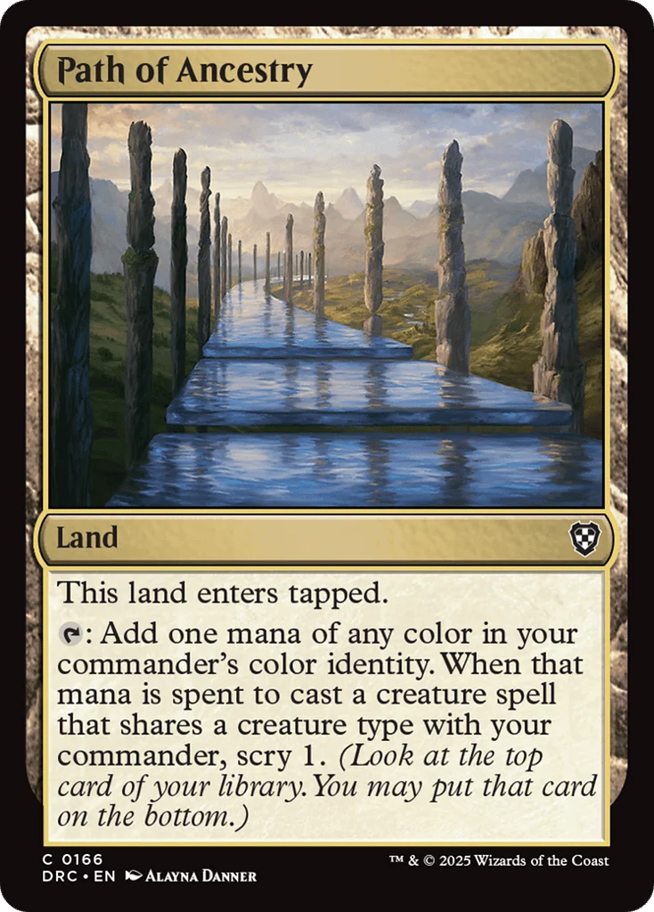 Path of Ancestry · Aetherdrift Commander