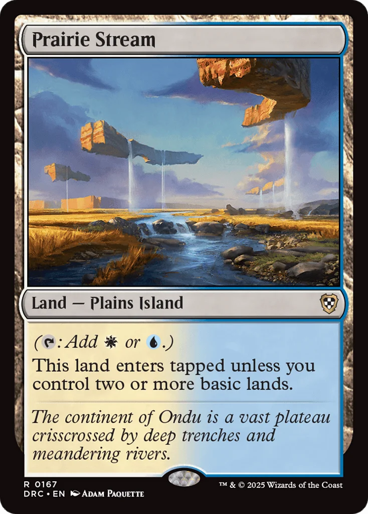 Prairie Stream · Aetherdrift Commander