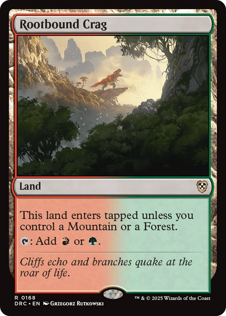 Rootbound Crag · Aetherdrift Commander