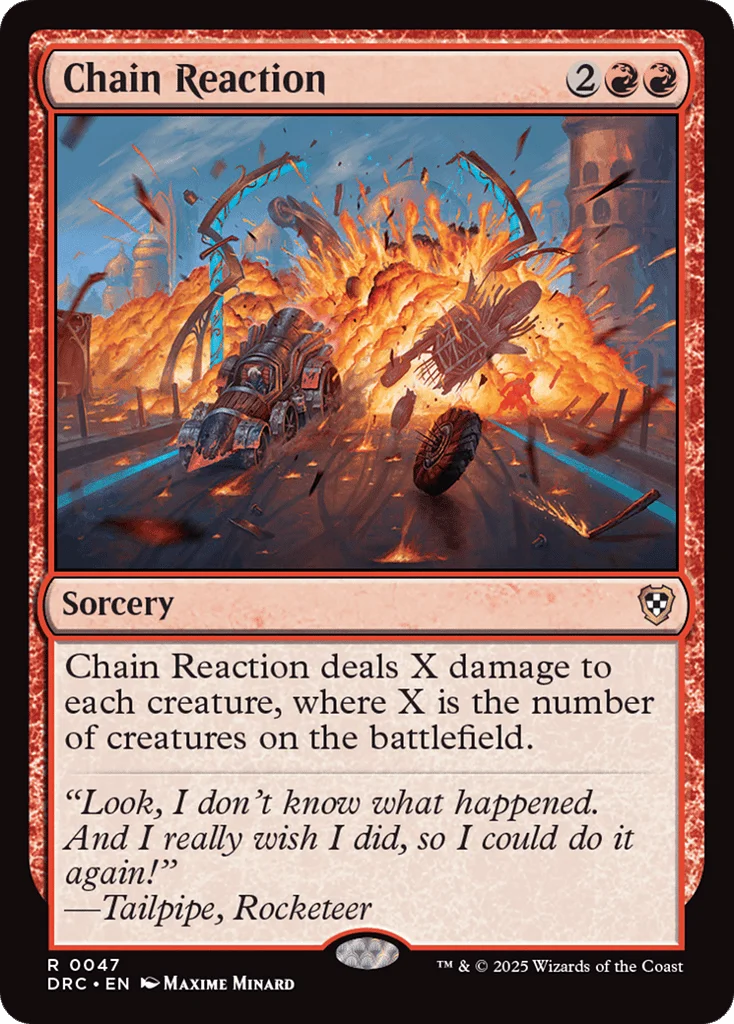 Chain Reaction · Aetherdrift Commander