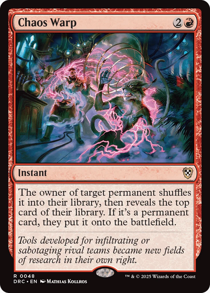 Chaos Warp · Aetherdrift Commander