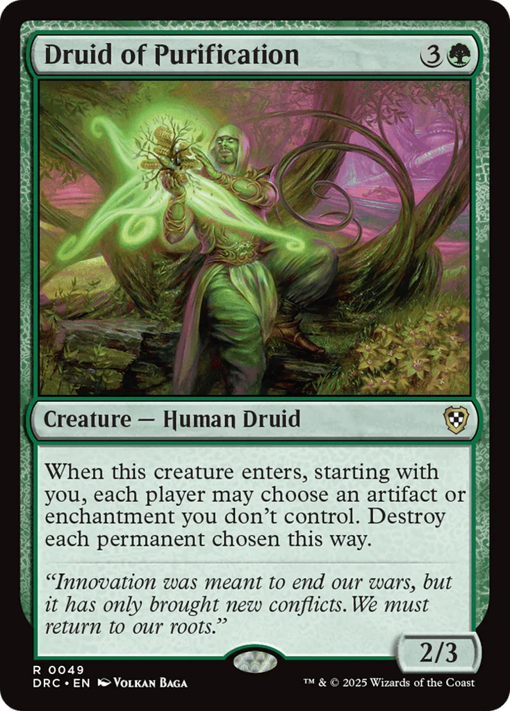 Druid of Purification · Aetherdrift Commander