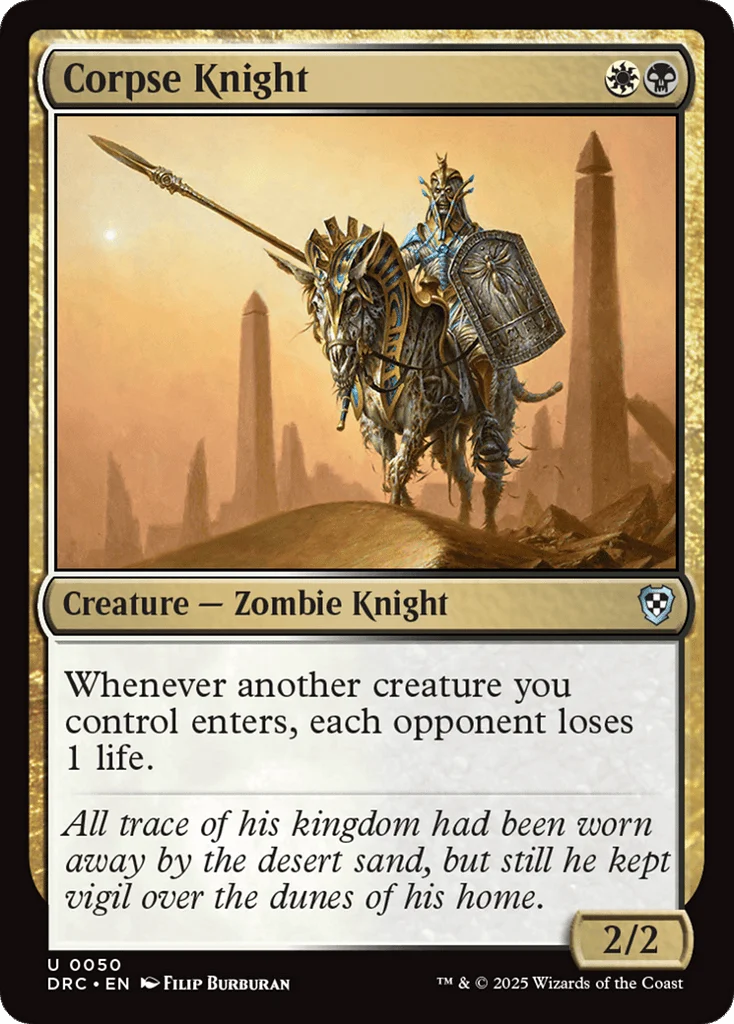 Corpse Knight · Aetherdrift Commander