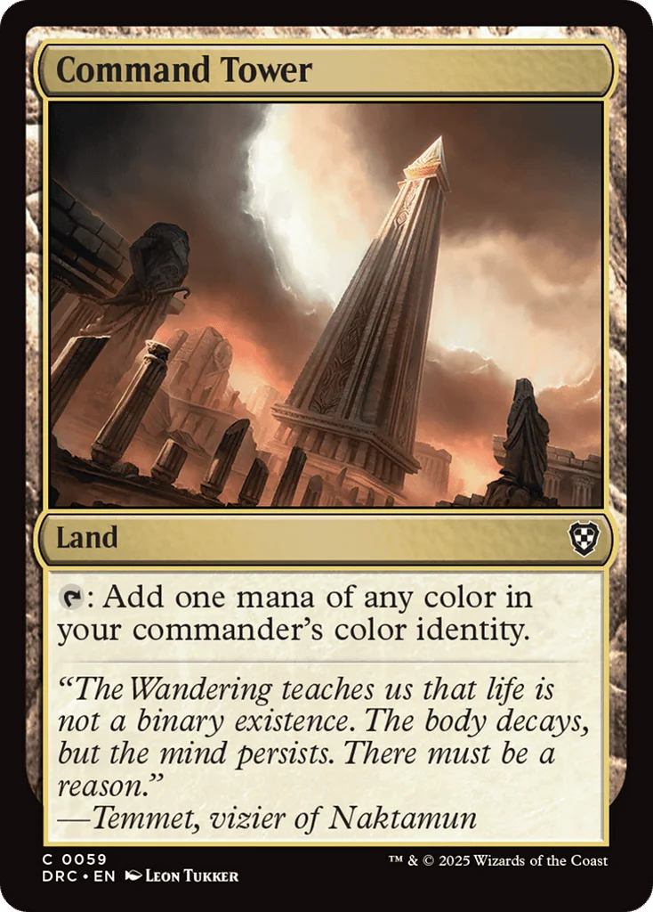 Command Tower · Aetherdrift Commander