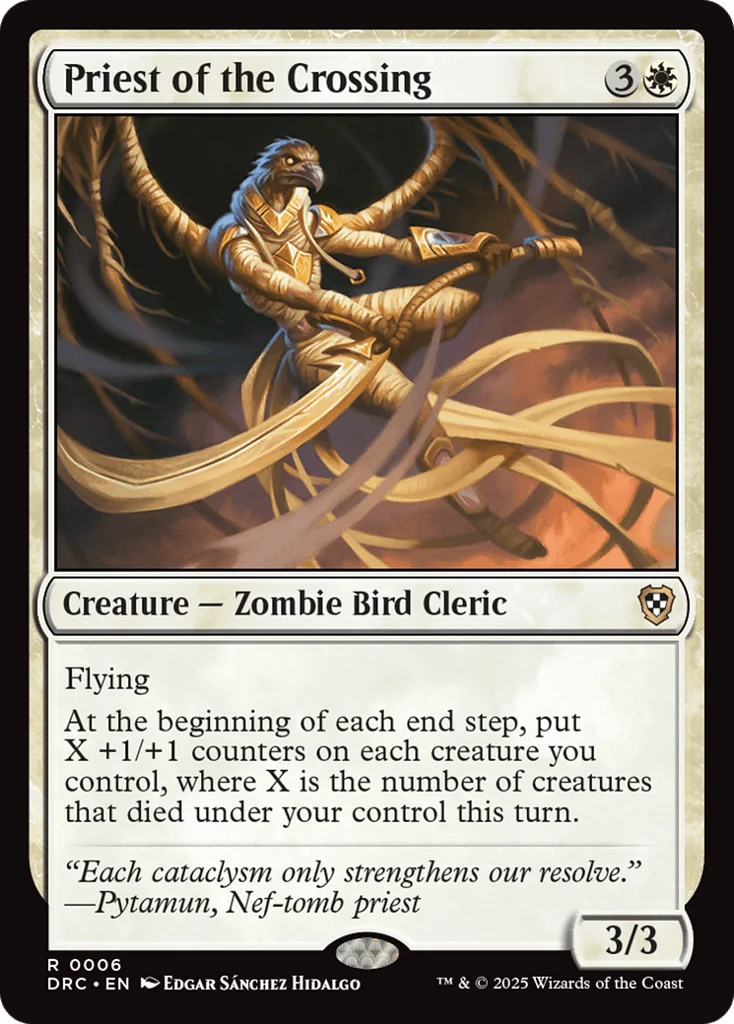 Priest of the Crossing · Aetherdrift Commander