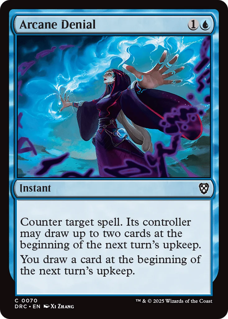 Arcane Denial · Aetherdrift Commander