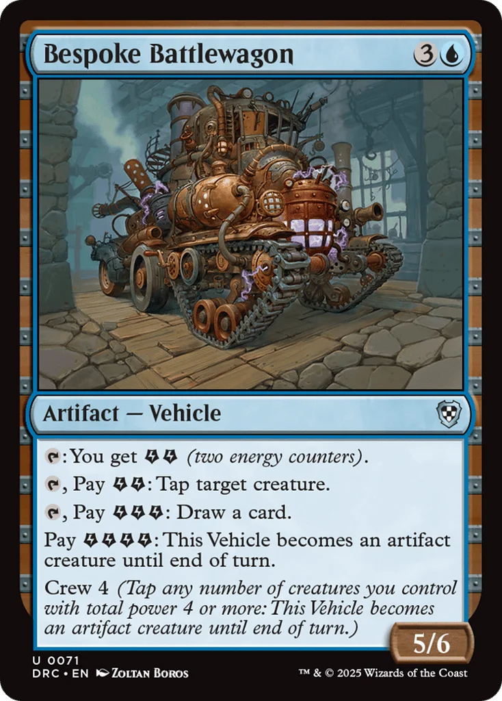 Bespoke Battlewagon · Aetherdrift Commander
