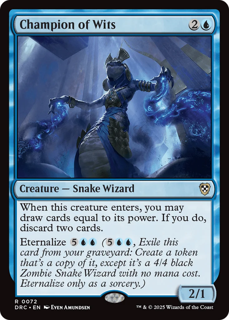 Champion of Wits · Aetherdrift Commander