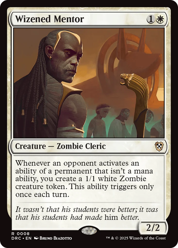 Wizened Mentor · Aetherdrift Commander