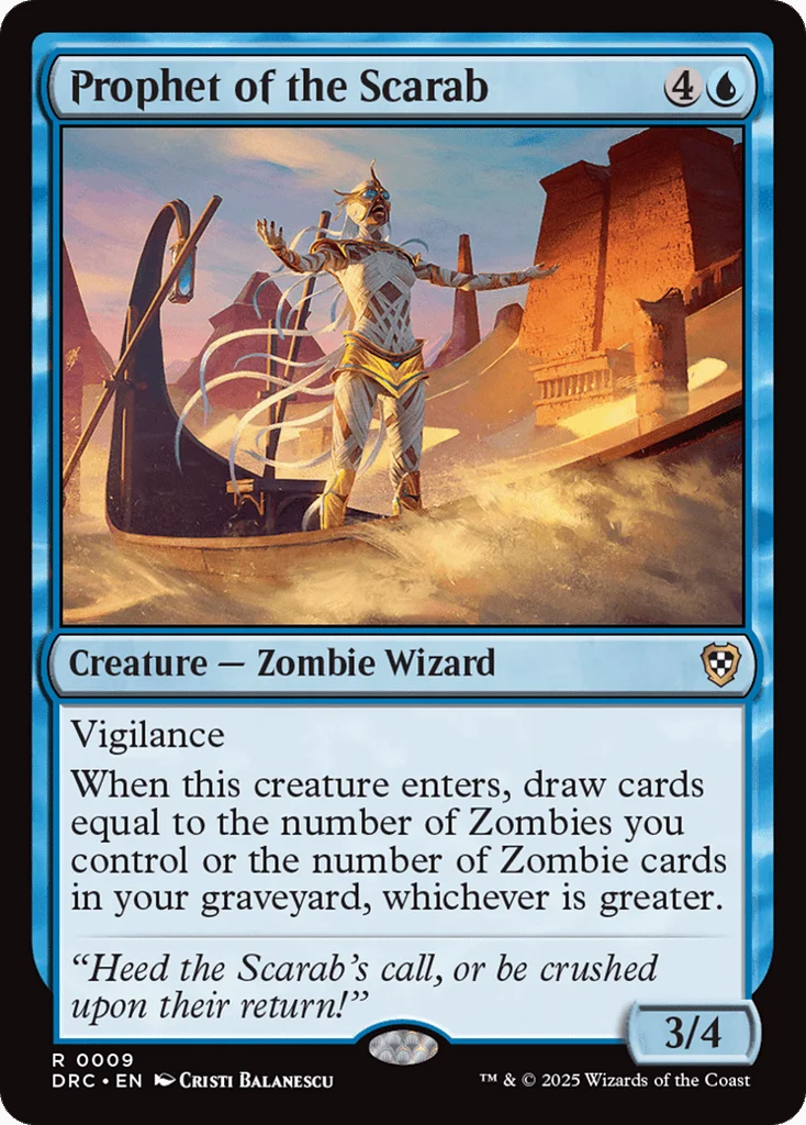 Prophet of the Scarab · Aetherdrift Commander