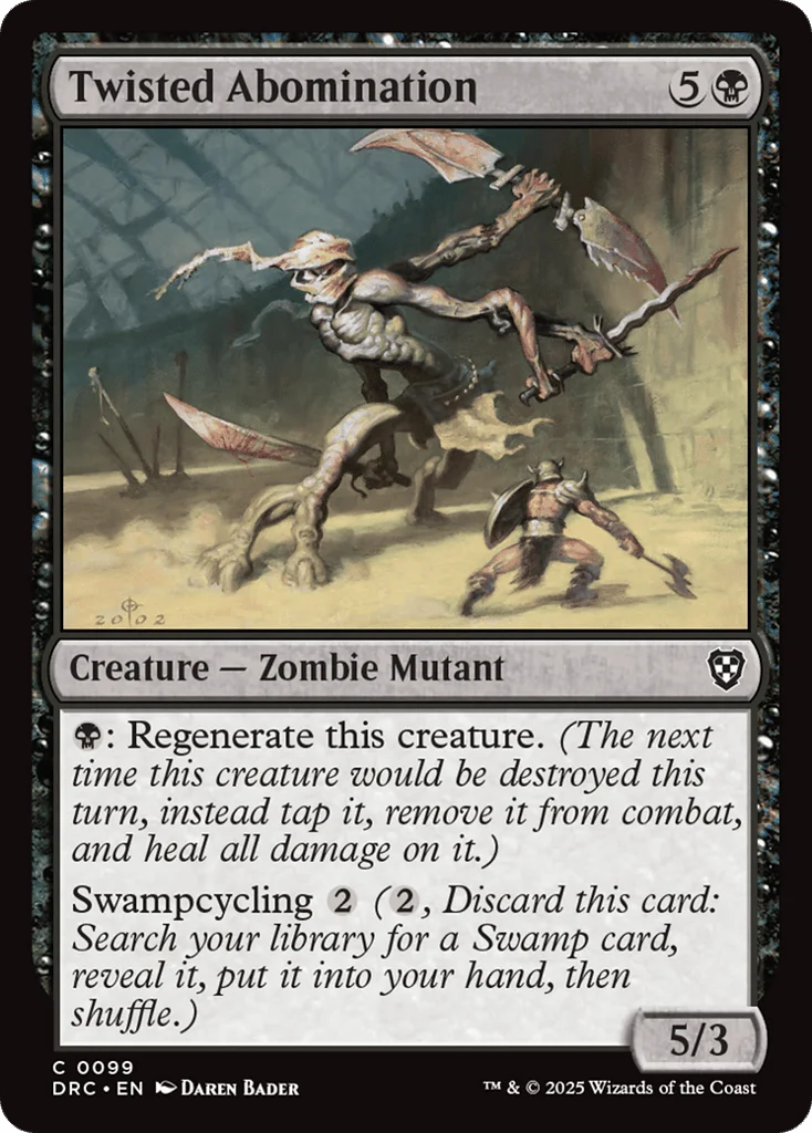 Twisted Abomination · Aetherdrift Commander