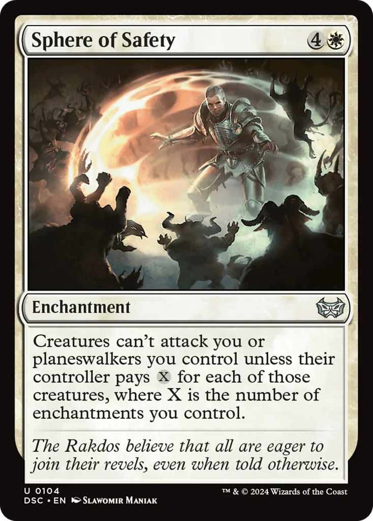 Sphere of Safety · Duskmourn: House of Horror Commander