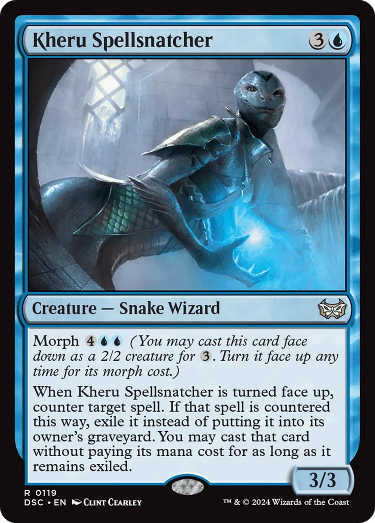 Kheru Spellsnatcher · Duskmourn: House of Horror Commander