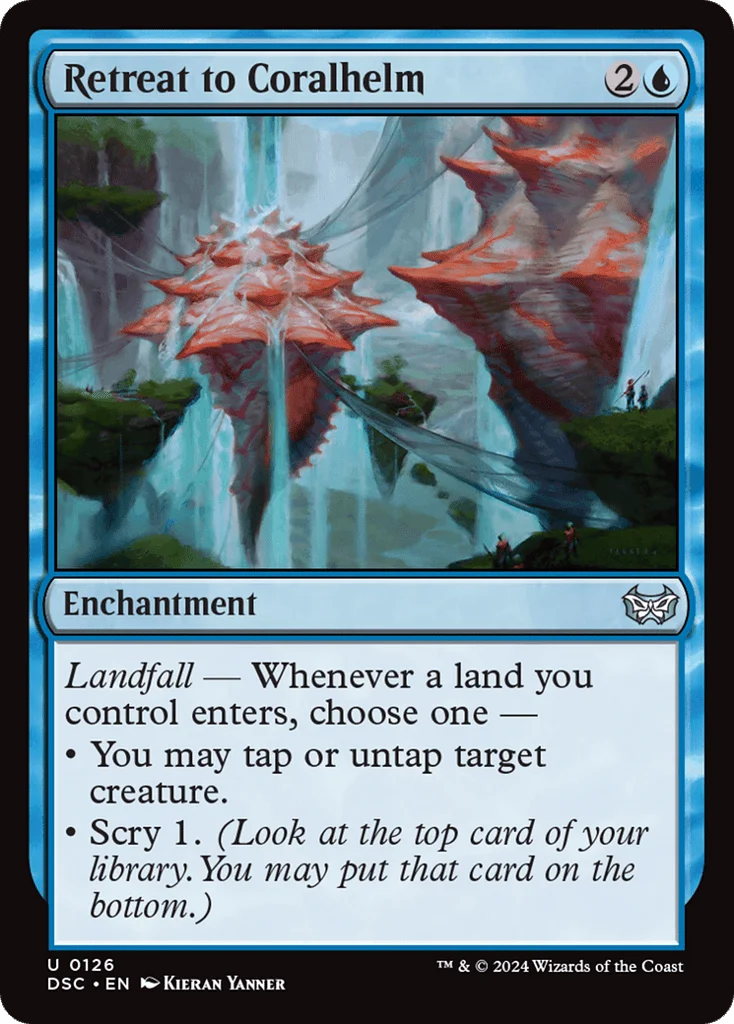 Retreat to Coralhelm · Duskmourn: House of Horror Commander