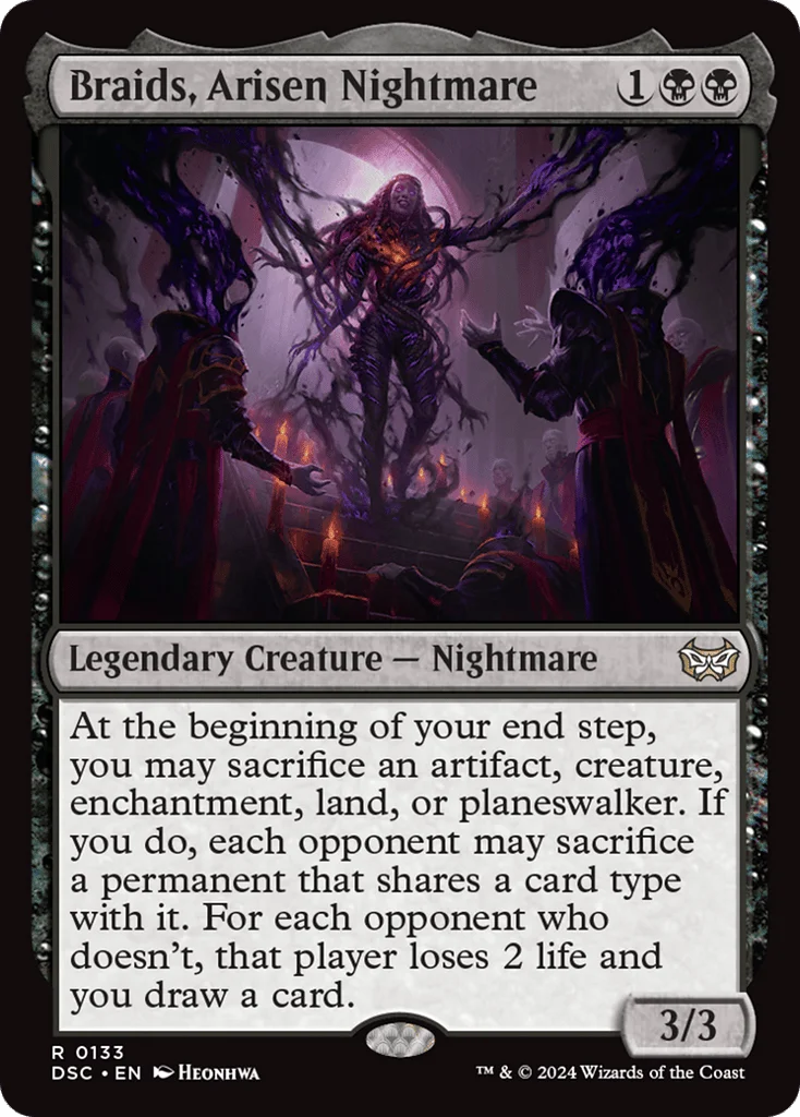 Braids, Arisen Nightmare · Duskmourn: House of Horror Commander