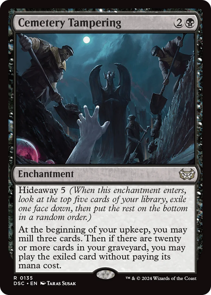 Cemetery Tampering · Duskmourn: House of Horror Commander