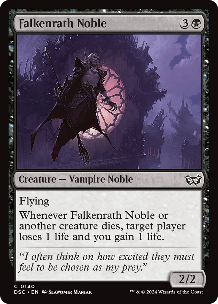 Falkenrath Noble · Duskmourn: House of Horror Commander