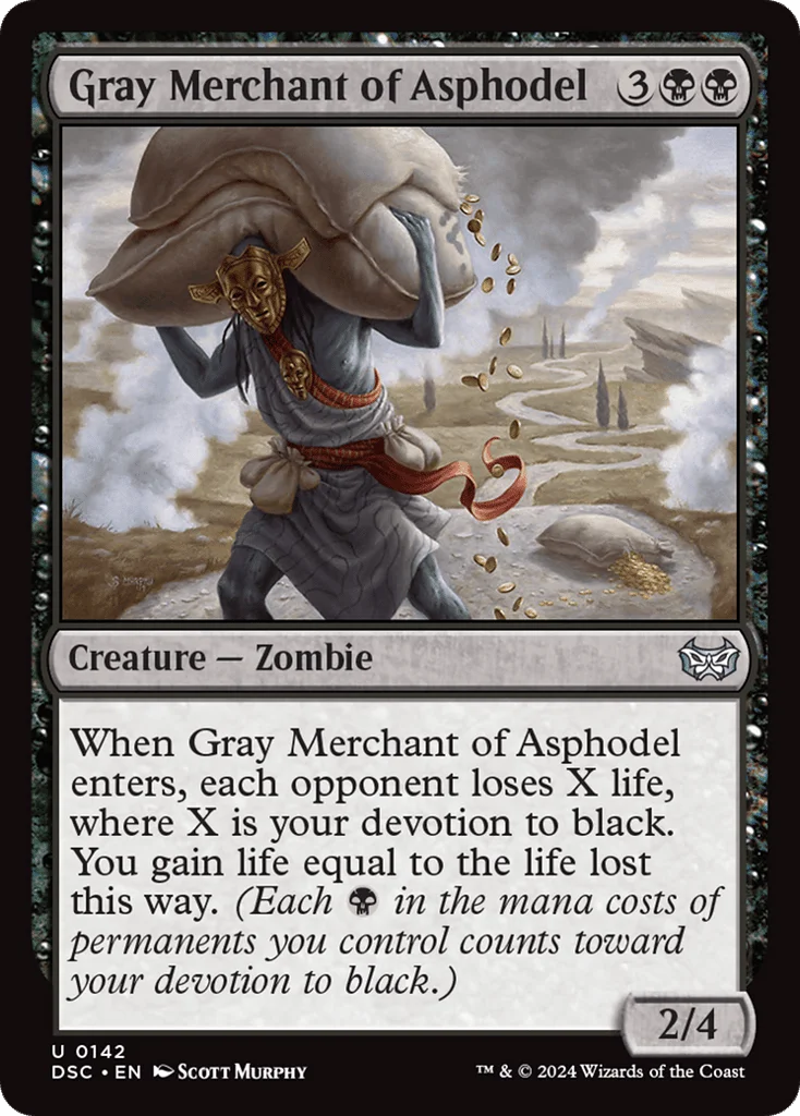 Gray Merchant of Asphodel · Duskmourn: House of Horror Commander