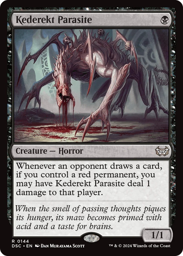 Kederekt Parasite · Duskmourn: House of Horror Commander
