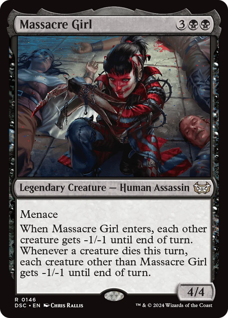 Massacre Girl · Duskmourn: House of Horror Commander