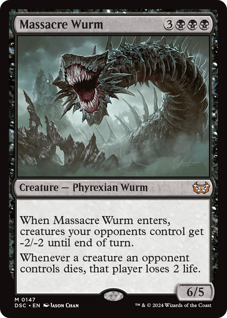 Massacre Wurm · Duskmourn: House of Horror Commander