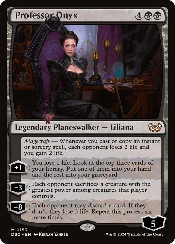 Professor Onyx · Duskmourn: House of Horror Commander