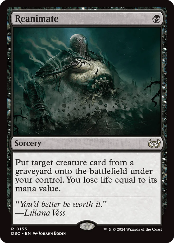 Reanimate · Duskmourn: House of Horror Commander
