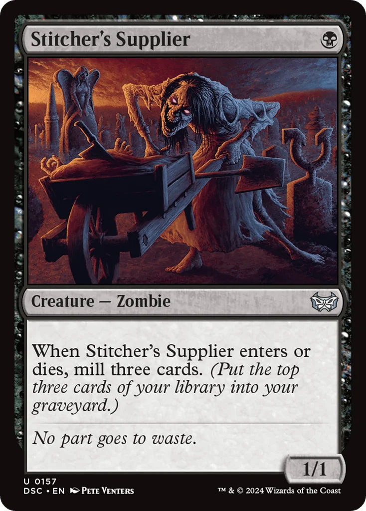 Stitcher's Supplier · Duskmourn: House of Horror Commander