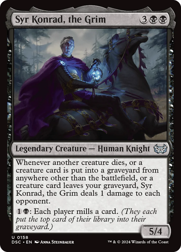 Syr Konrad, the Grim · Duskmourn: House of Horror Commander