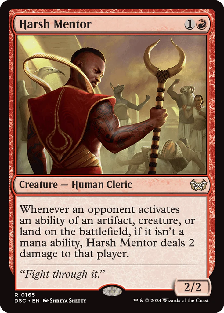 Harsh Mentor · Duskmourn: House of Horror Commander