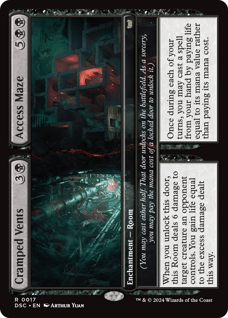 Cramped Vents // Access Maze · Duskmourn: House of Horror Commander