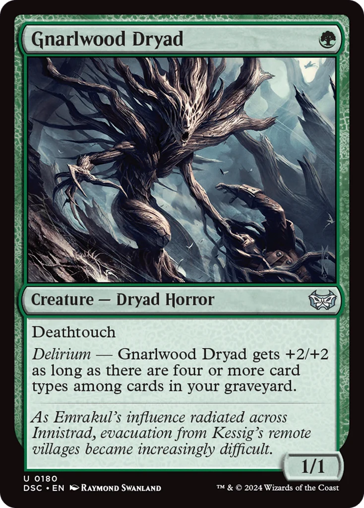 Gnarlwood Dryad · Duskmourn: House of Horror Commander