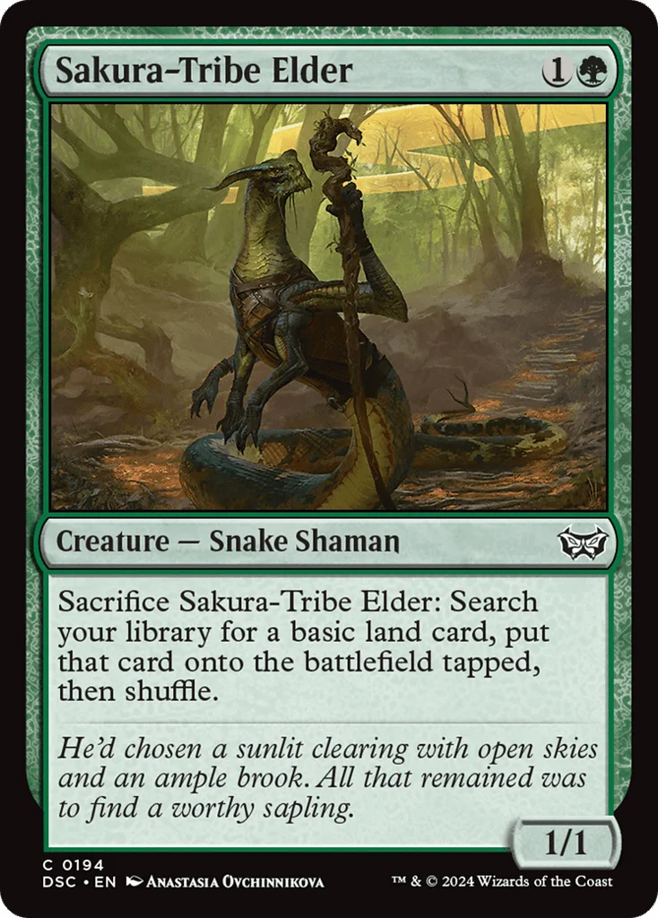 Sakura-Tribe Elder · Duskmourn: House of Horror Commander