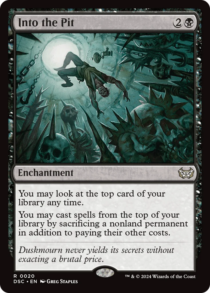 Into the Pit · Duskmourn: House of Horror Commander