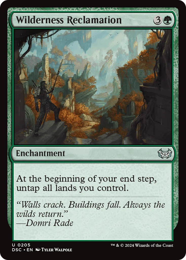 Wilderness Reclamation · Duskmourn: House of Horror Commander