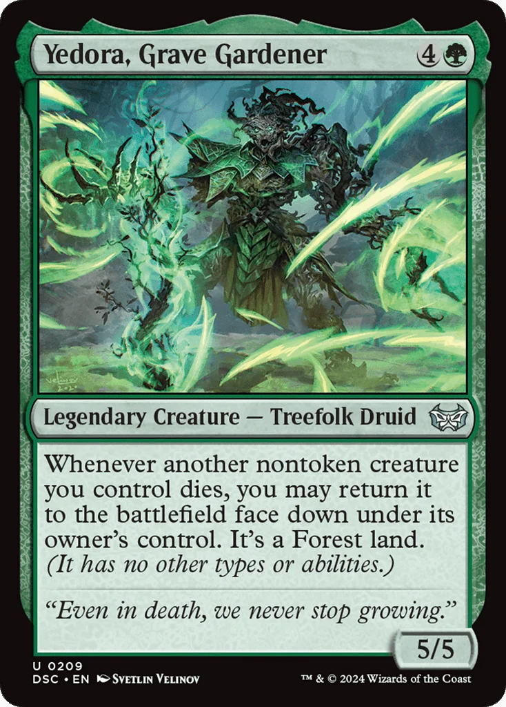 Yedora, Grave Gardener · Duskmourn: House of Horror Commander