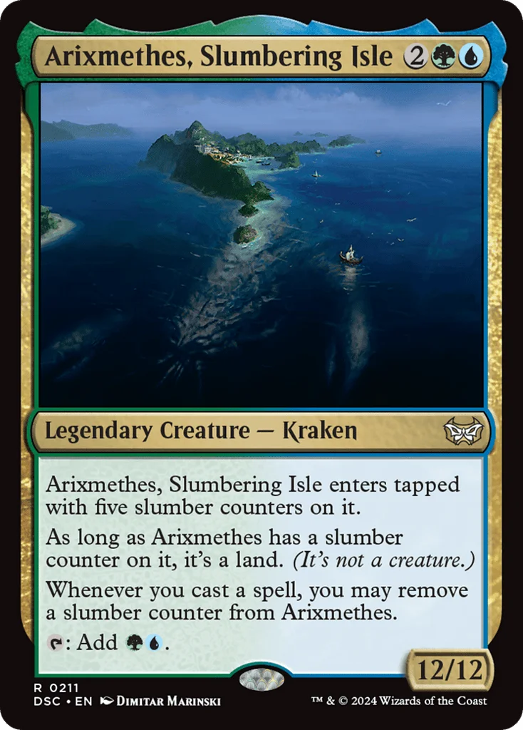 Arixmethes, Slumbering Isle · Duskmourn: House of Horror Commander
